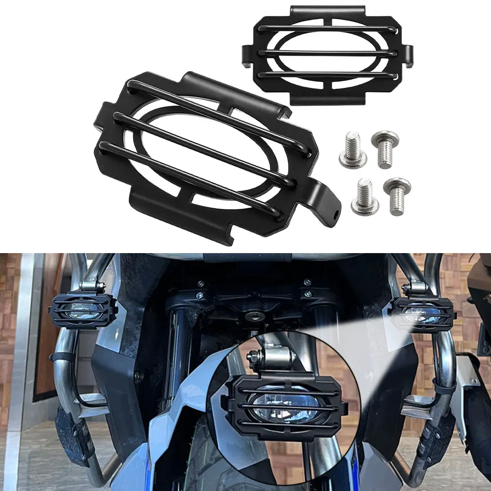 1 Set Motorcycle Fog Lamp Protector For ZONTES 368G Model Scratch Resistant Non-Destructive Attachment
