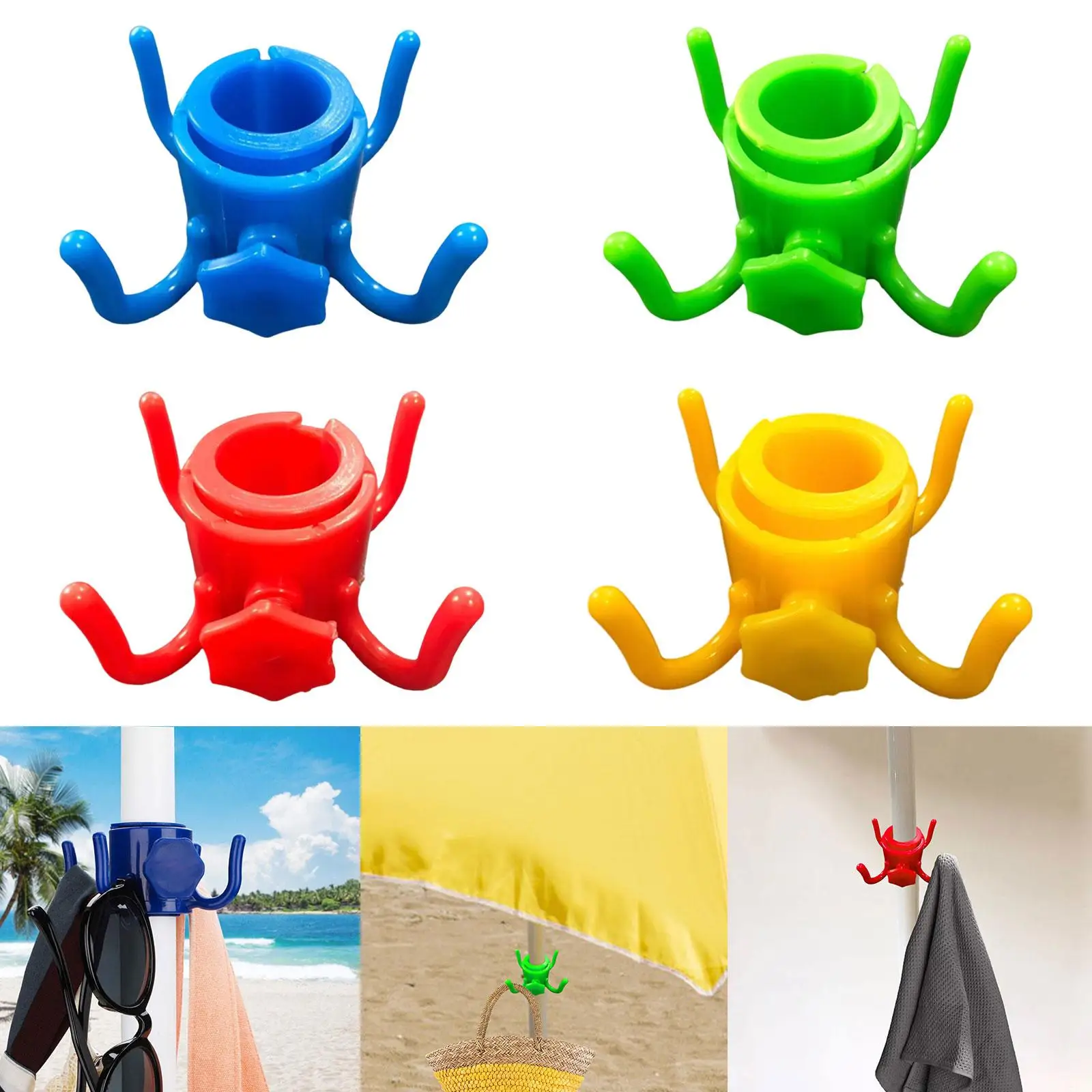 Beach Umbrella Hooks Hanger Beach Umbrella Hanger for Towels Sunglasses Bags