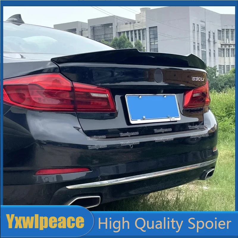 

M4 Style ABS Glossy Black Rear Trunk Lip Spoiler Wing Car Accessories For BMW 5 Series G30 2018 2019 2020 2021 2022 2023