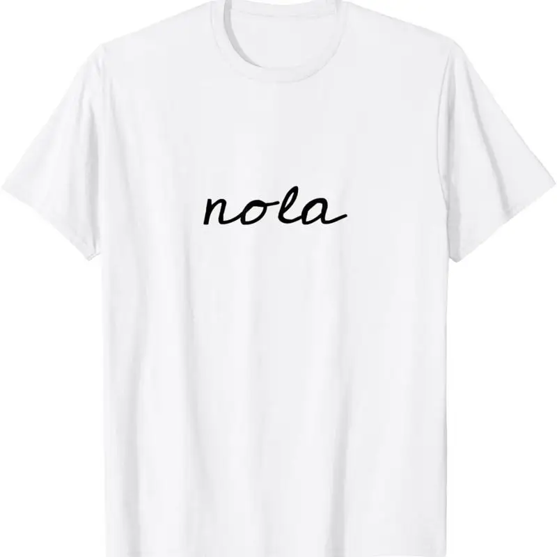 تي شيرت نولا كورسيف بسيط وبسيط