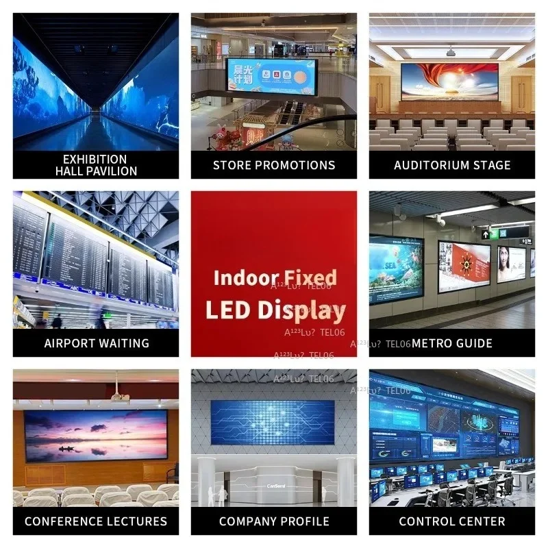 COB Fine Pitch Full Color LED Display Screen P0.9 P1.25 P1.56 Indoor Wall Mount Panel