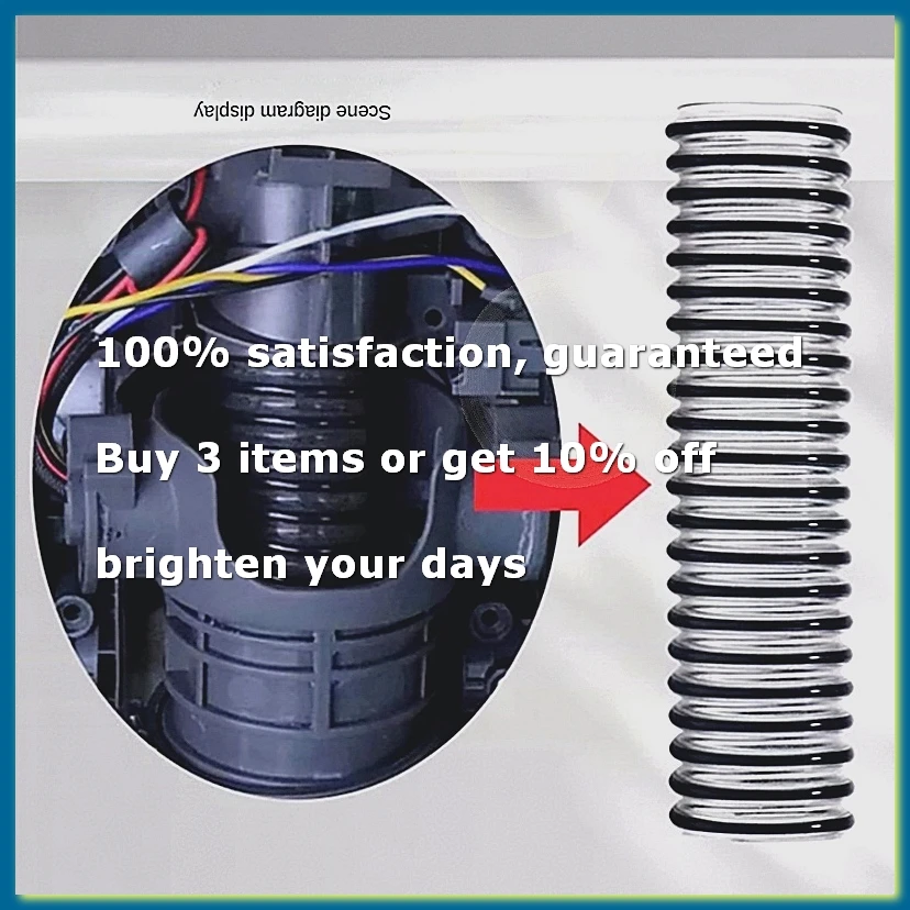 1pcs for Floor Series / Series Floor Scrubber Universal Sewage Pipe Spiral Hose Floor Brush Connecting PipeA09G