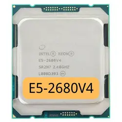 Procesador INTEL XEON E5 2680 V4, CPU E5 2680V4, 14 núcleos, 2,40 GHZ, 35MB, caché L3, 120W, SR2N7, LGA 2011-3