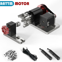 CNC Fourth 4th A Rotary axis With 3 Jaws Chuck +Tailstock For CNC 3018 Pro MAX 4030Pro 3020 plus Engraving Router Machine