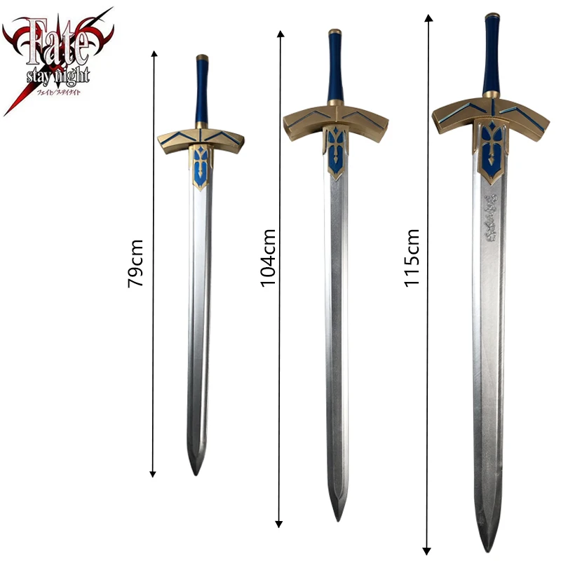 Меч саблевидный «жди Night», оружие, меч в камне, меч победы 1:1, аниме, косплей, реквизит, модель, подарок, безопасность, ПУ, 104 см