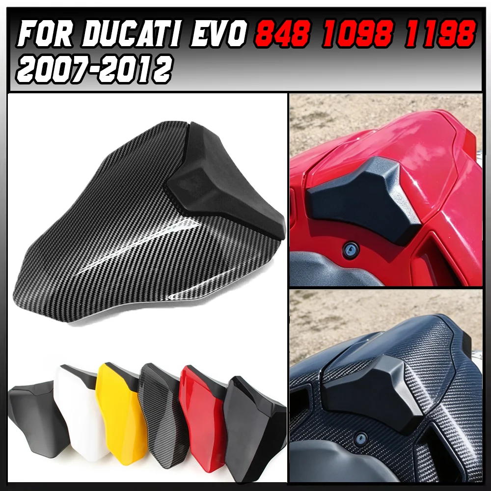 

For Ducati EVO 848 1098 1198 2007 2008 2009 2010 2011 2012 Motorcycle Rear Passenger Cowl Seat Back Cover Fairing Part