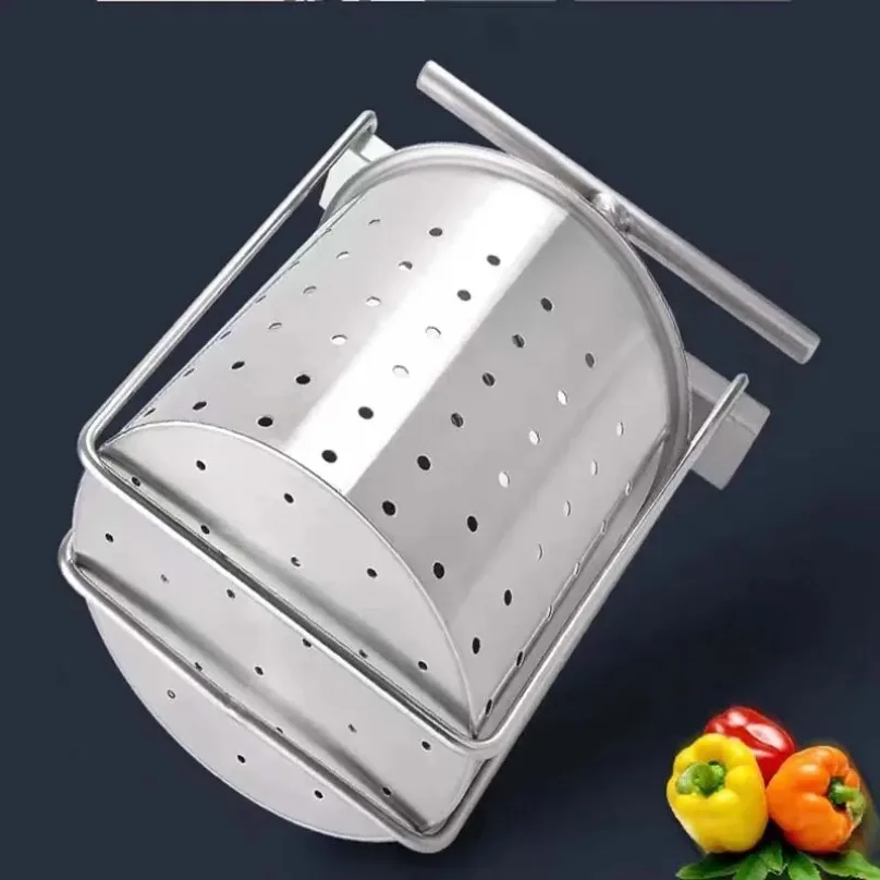 Household Small Manual Stainless Steel Vegetable Stuffing Squeezer Minced Honey press Dehydrator Fillings Stuffing Juicer