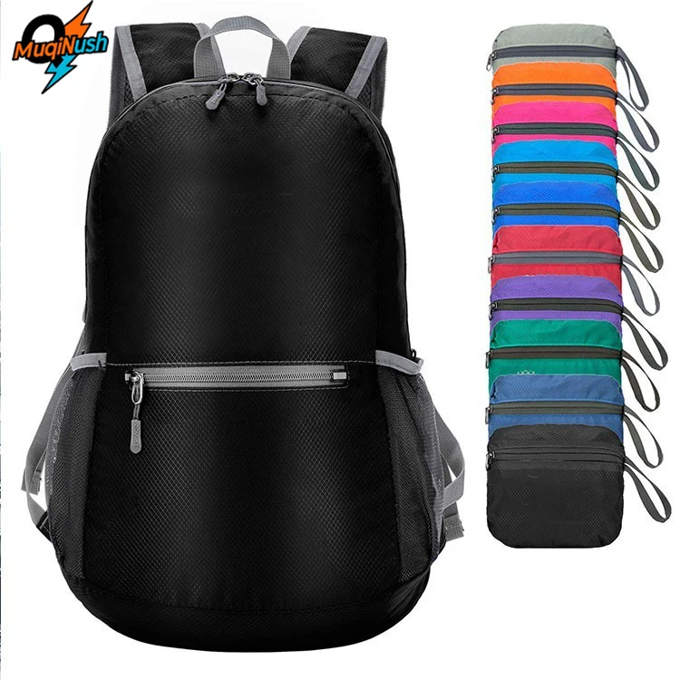 

MuqiNush Portable Foldable Mountaineering Bag WaterProof Backpack Ultralight Outdoor Climbing Travel Knapsack Hiking Daypack