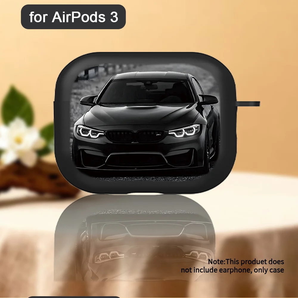 Car printed pattern headphone cover for AirPods Pro2/Pro3/Pro anti drop headphone cover for AirPods 4/3/1/2 shock-absorbing
