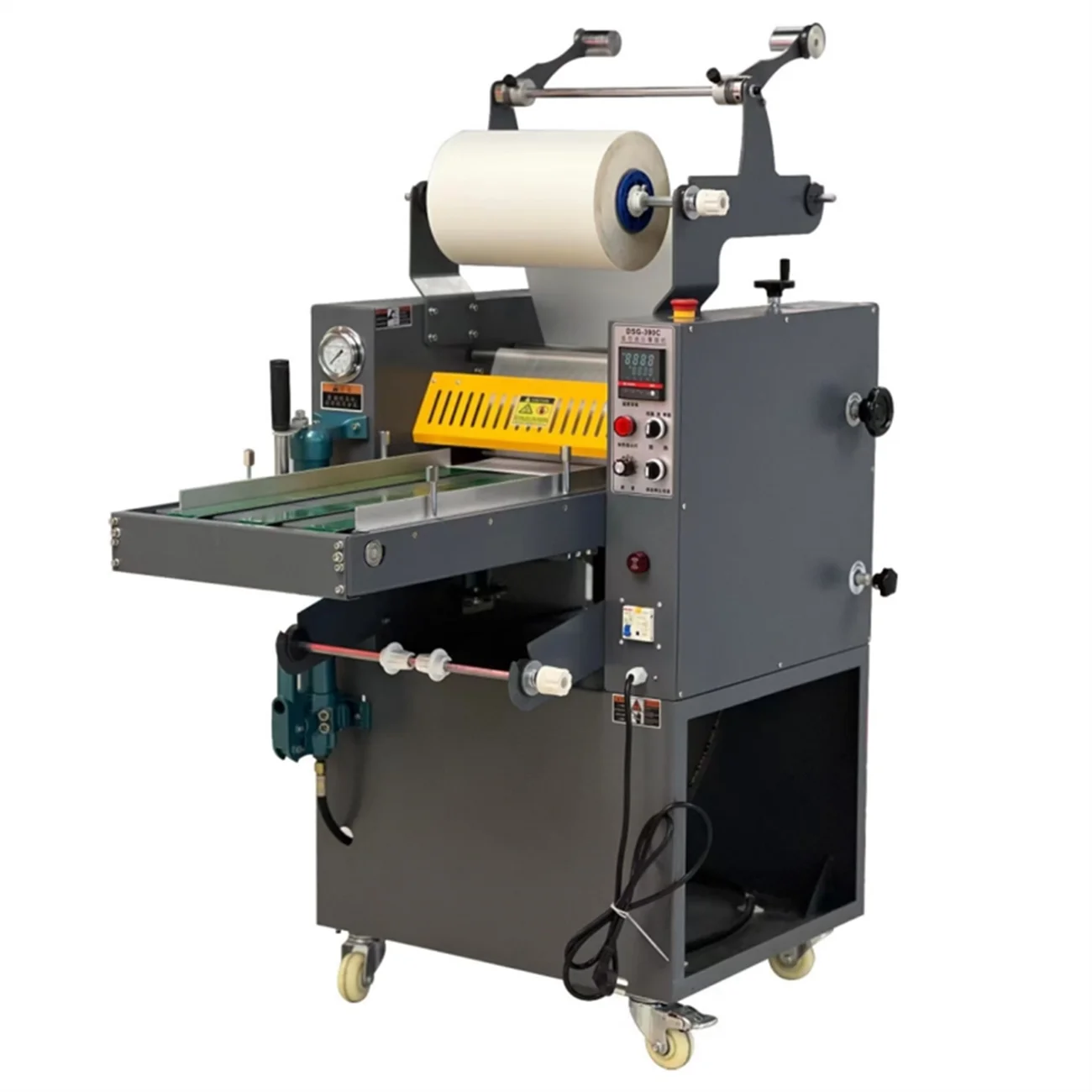 

DSG-390C 2025 Thermal Laminating Machine A3 Size Hot And Cold Double Side Laminating Machine Paper Sheet To Roll;Roll To Roll