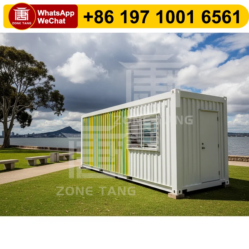 

Bungalow Home Rapid Assembly Durability Earthquake Resistant Flat Pack Home Manufactured Homes Library Wind Resistance Compact