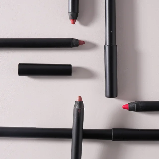 Nenhum logotipo à prova dwaterproof água fosco lipliner lápis vermelho sexy contorno matiz batom duradouro não-vara copo hidratante lábios maquiagem cosméticos