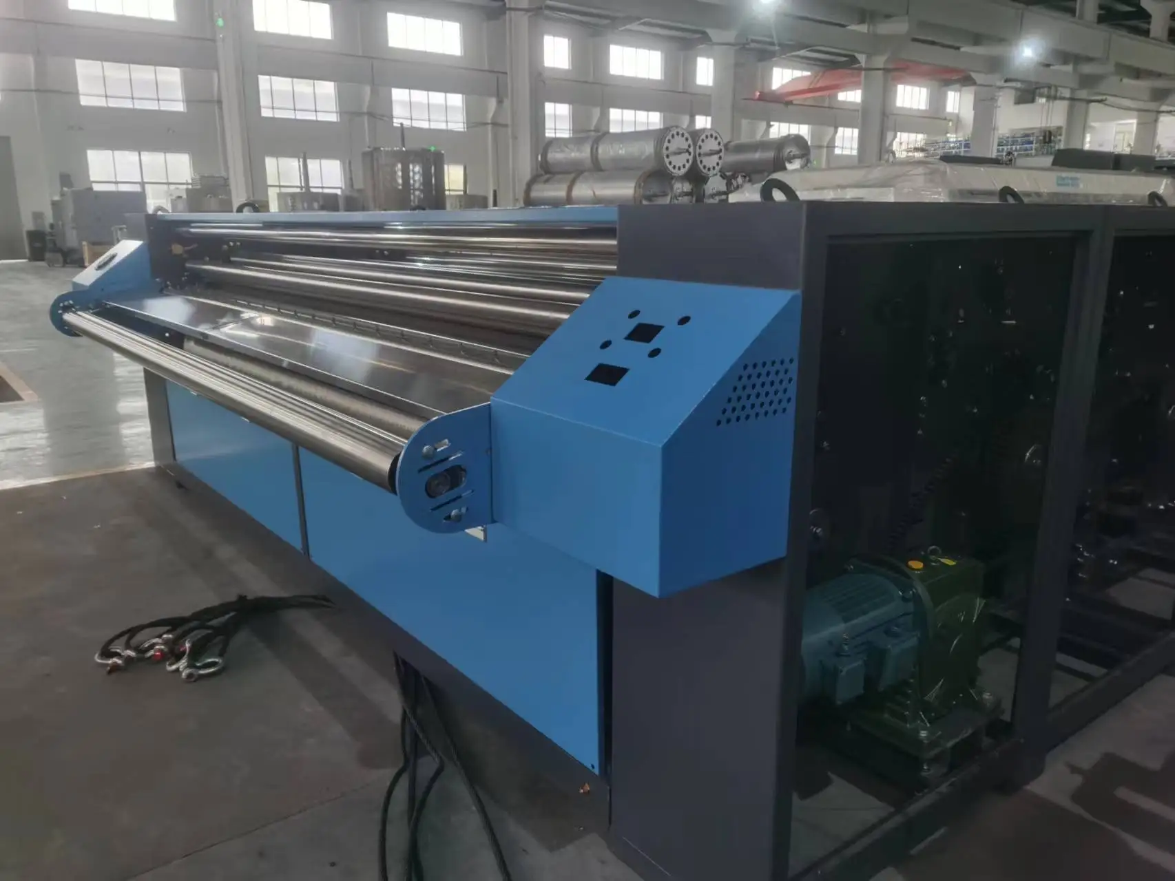 Macchina da stiro industriale per stirare il lavoro piatto a gas con larghezza 3000 mm