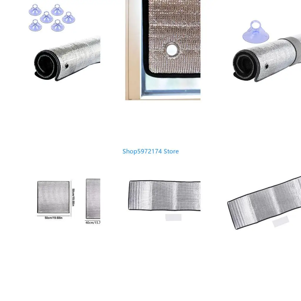 Y3NB Sun Heat Reflective Window Insulation Film Sun Blocking Light Filtering Costs Enhances Privacy for Home Office Car Use