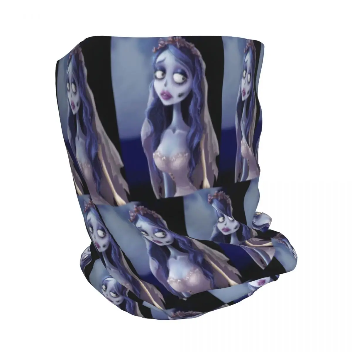 Emily The Corpse Bride Bandana Neck Gaiter Mask Scarf Multifunction Face Mask Beanies Hat Unisex Adult Winter