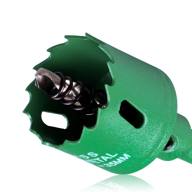 HSS Hole Drill Woodworking Tools Hole Cutter Cutting Metal Plastic Wood Hole Saw 100-200mm DIY Wood Cutter Drill Bit