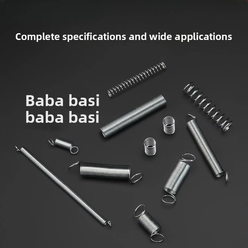 

200/300PCS Stainless Springs Assortment Compression Spring Assortment Sets Suspension Springs Shrink Plastic Boxed Set Hardware