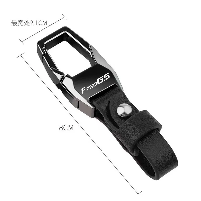 For BMW F750GS F850GS F 850 GS F800R F800 R 800R F800 F750 F850 ADV 1PCS Motorcycle PU Leather Keychain Accessories