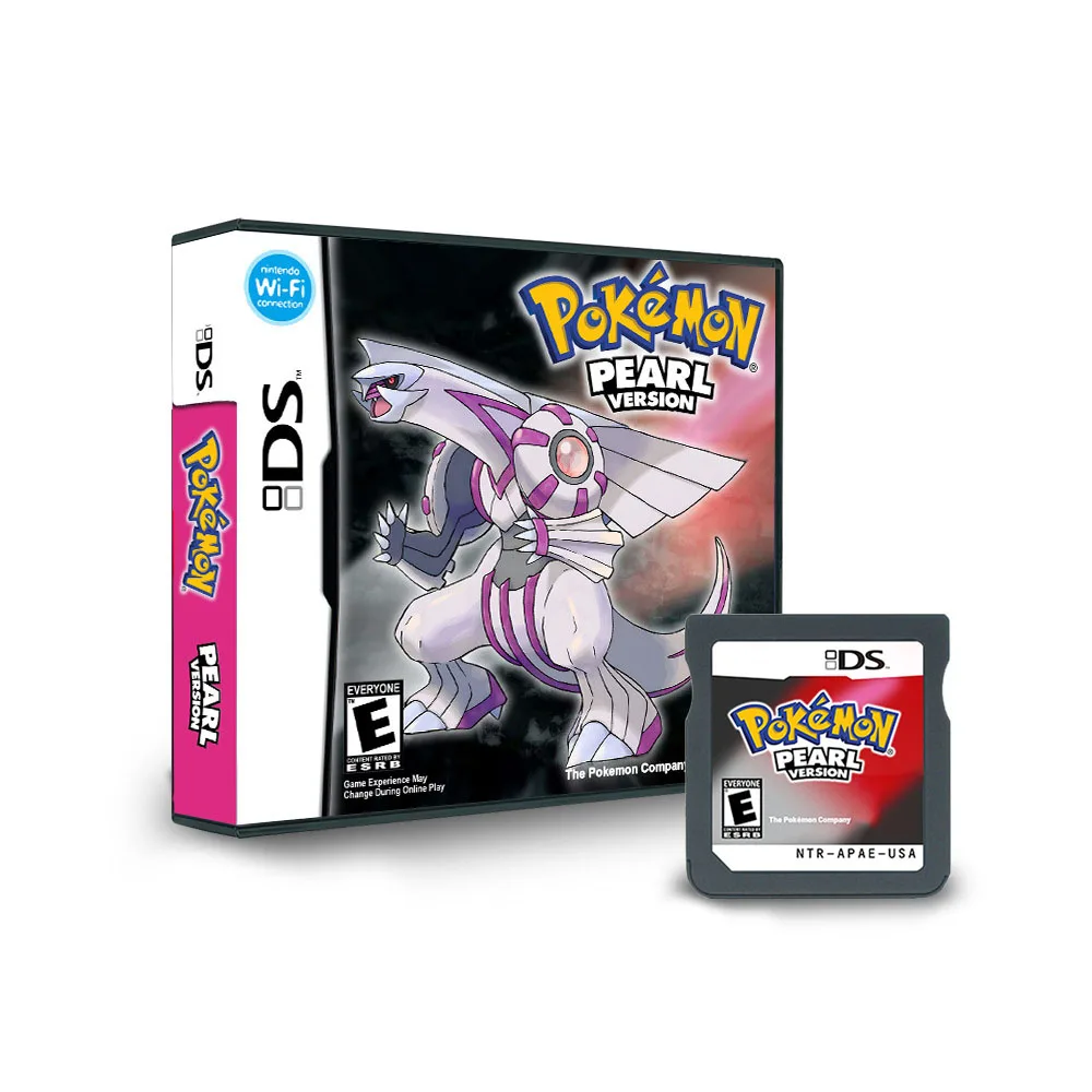 NDS Game Card Pokemon R4 Card Black Box Cartridge American English Game Diamond Pearl HeartGold SoulSilver Platinum 3DS XL 2DS