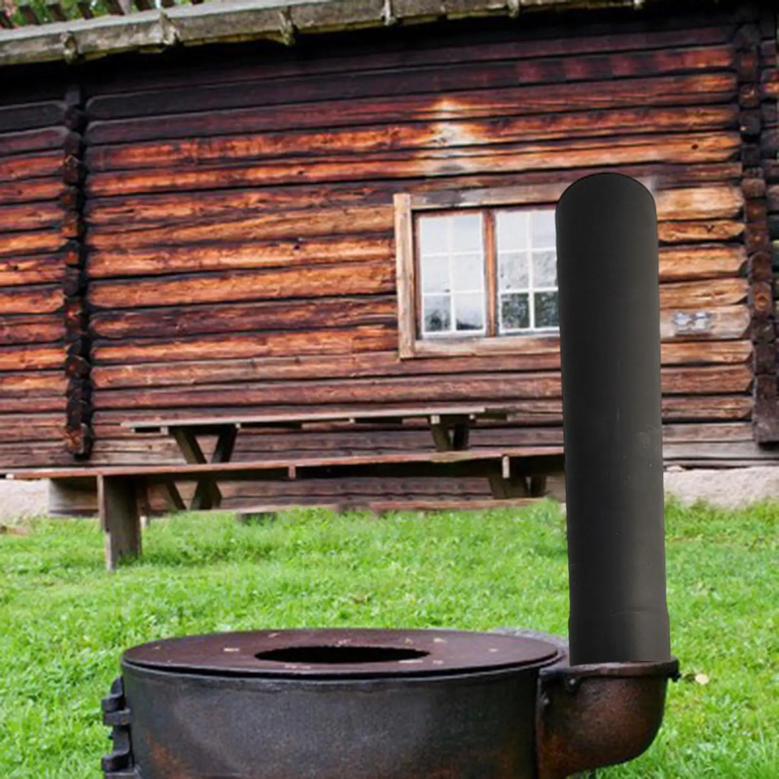 Stove Chimney Fire Place Tent Stove Pipe Flue Chimney Furnace Winter Heater