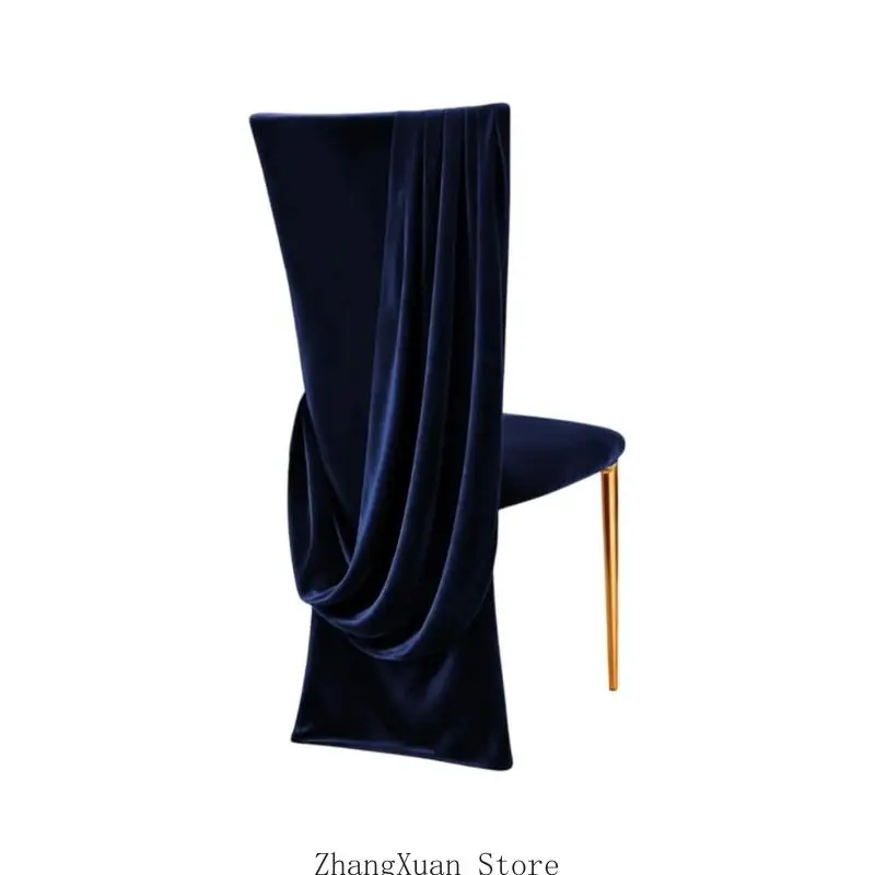 Stuhlvorhänge aus Polyester für Brautpartys, Jubiläen und elegante 3XUF – Detail 10