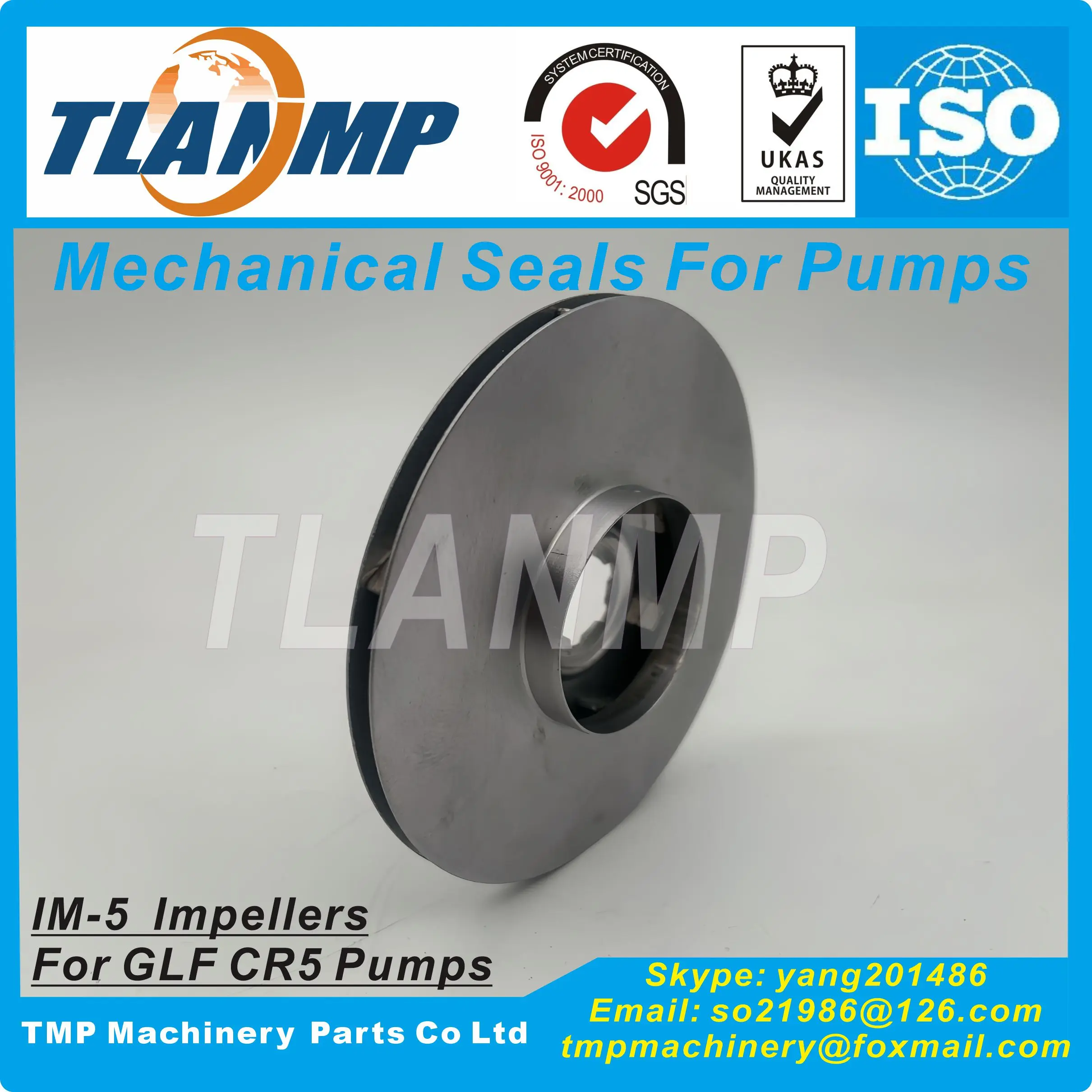 IM-3 , IM-5 , IM-8, IM-10 Impellers for GLF CR1/3/5/8/10/15/20/90 Pumps (PN:98394415/98394422/98394441)