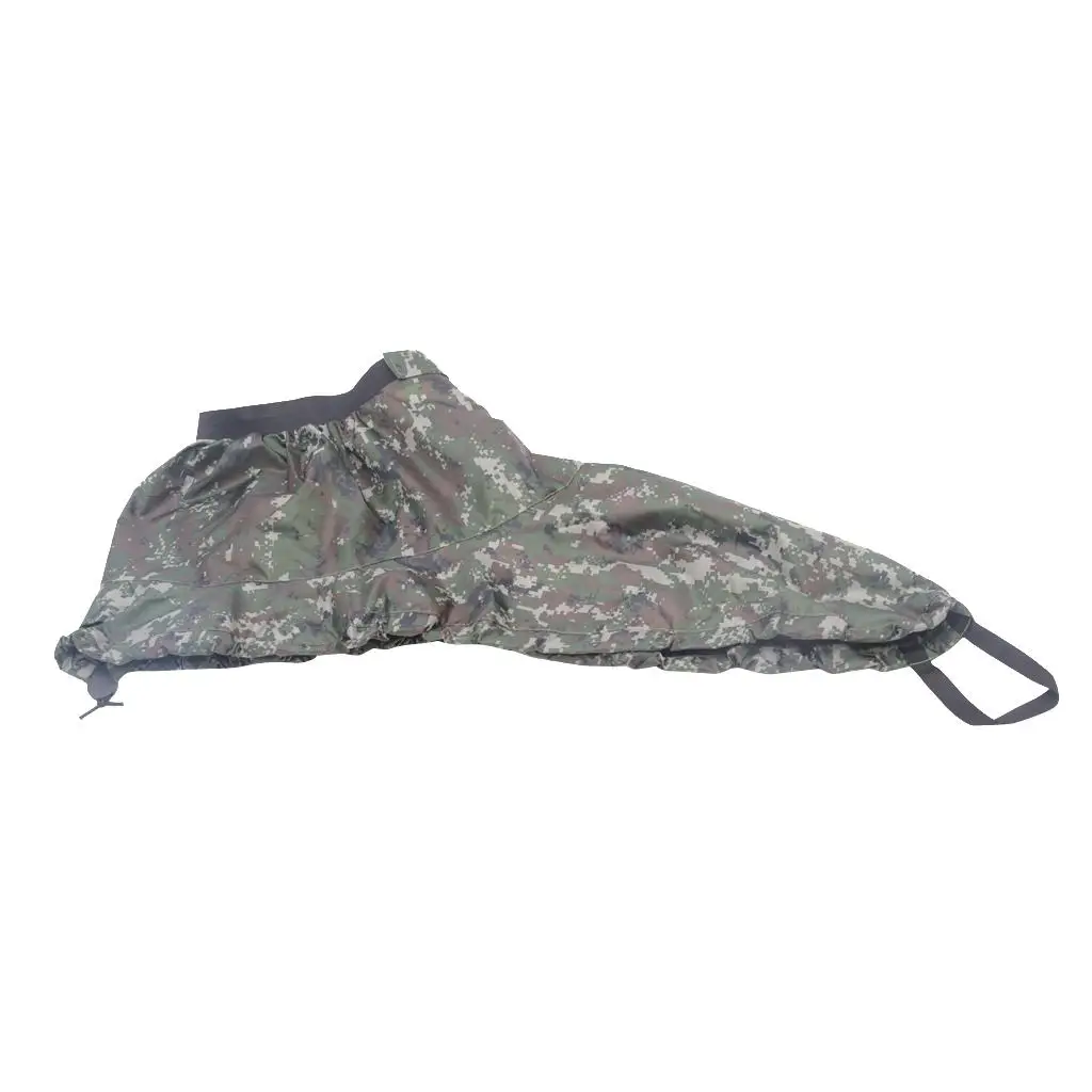 Universal Fit Waterproof Kayak Skirt Cover Nylon Material Digital Camo Fishing Kayak Accessories for Inflatable Kayak Supplies