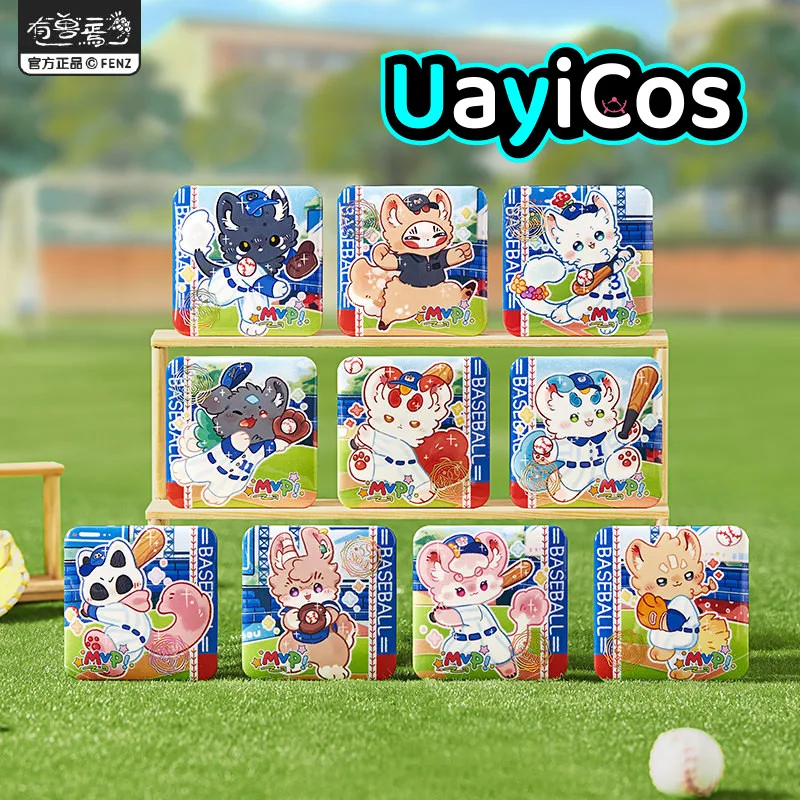 

In Stock Official Fabulous Beasts Tinplate Badge Brooch Pins Ornament Baseball Series Accessories Anime Figure Game Toy Kids G