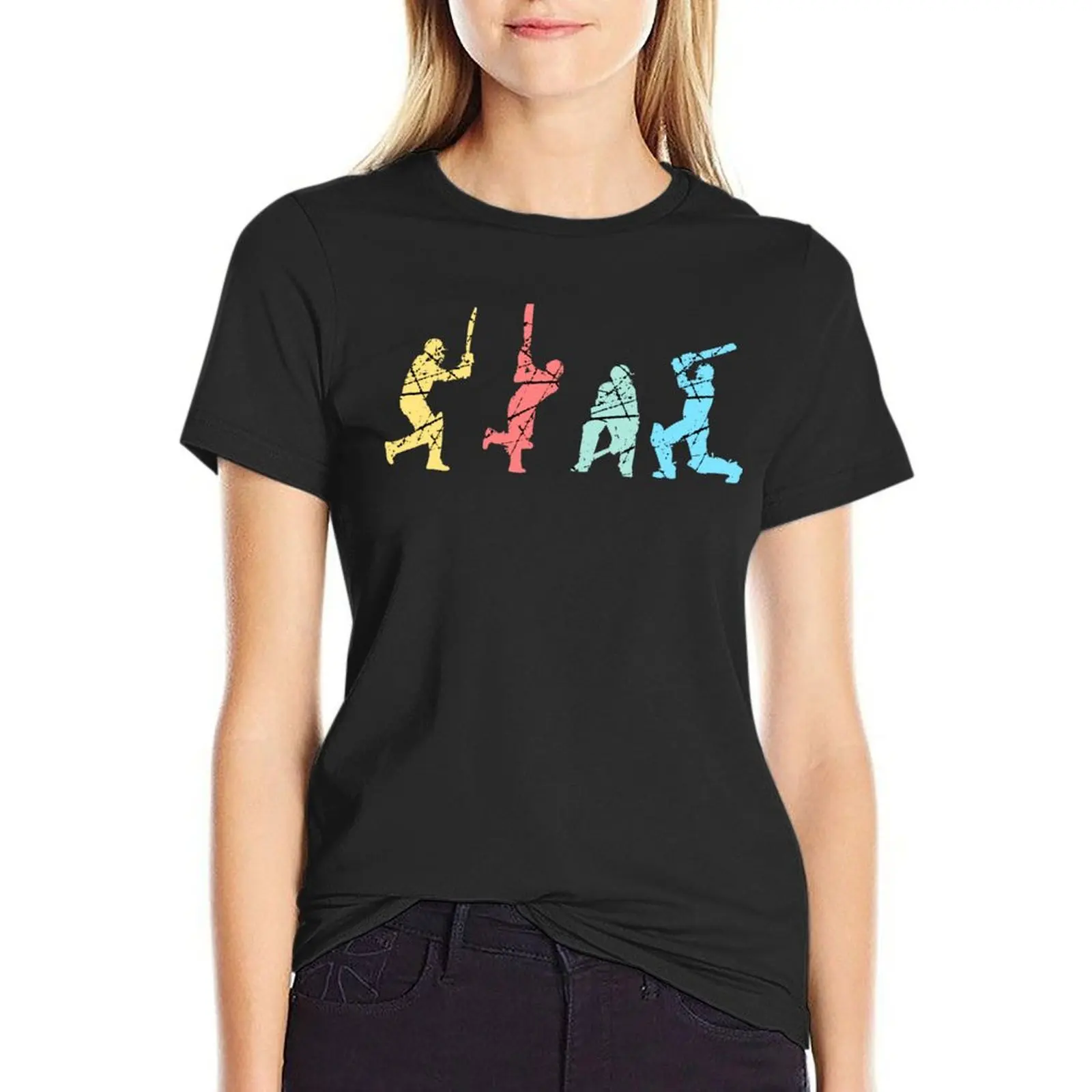 Cricket Retro T-Shirt blacks tees vintage clothes new edition fashion woman blouse 2024