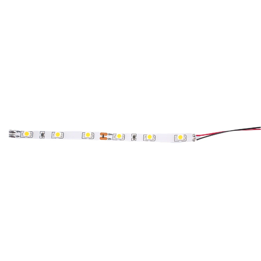 Dollhouse Indoor Miniature Room LED Light Strip Decoration LED Layout Light Pre Wired Self-adhesive Strip 10Pcs