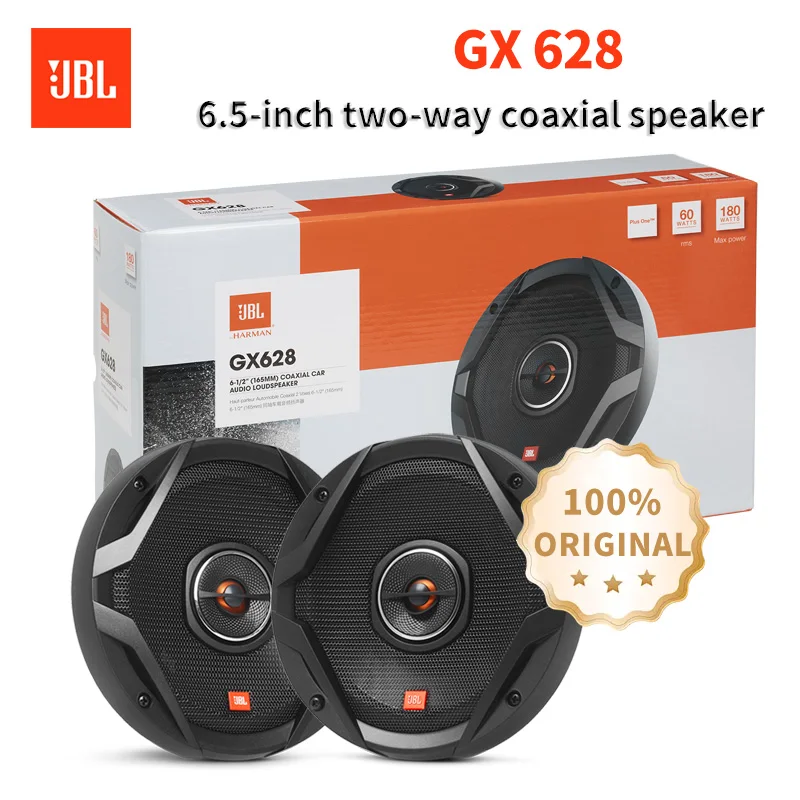 JBL alto-falantes de áudio para carro, alto-falantes coaxiais agudos, som médio, baixo, material de alumínio, alto-falantes estéreo agudos