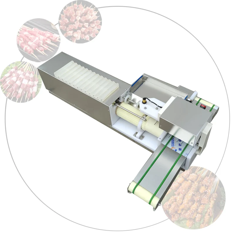 

Meat Skewer Threading Machine Electric Air Pump Automatic Wear Meat String Machine Meat Skewer Machine Kebab Making Machine