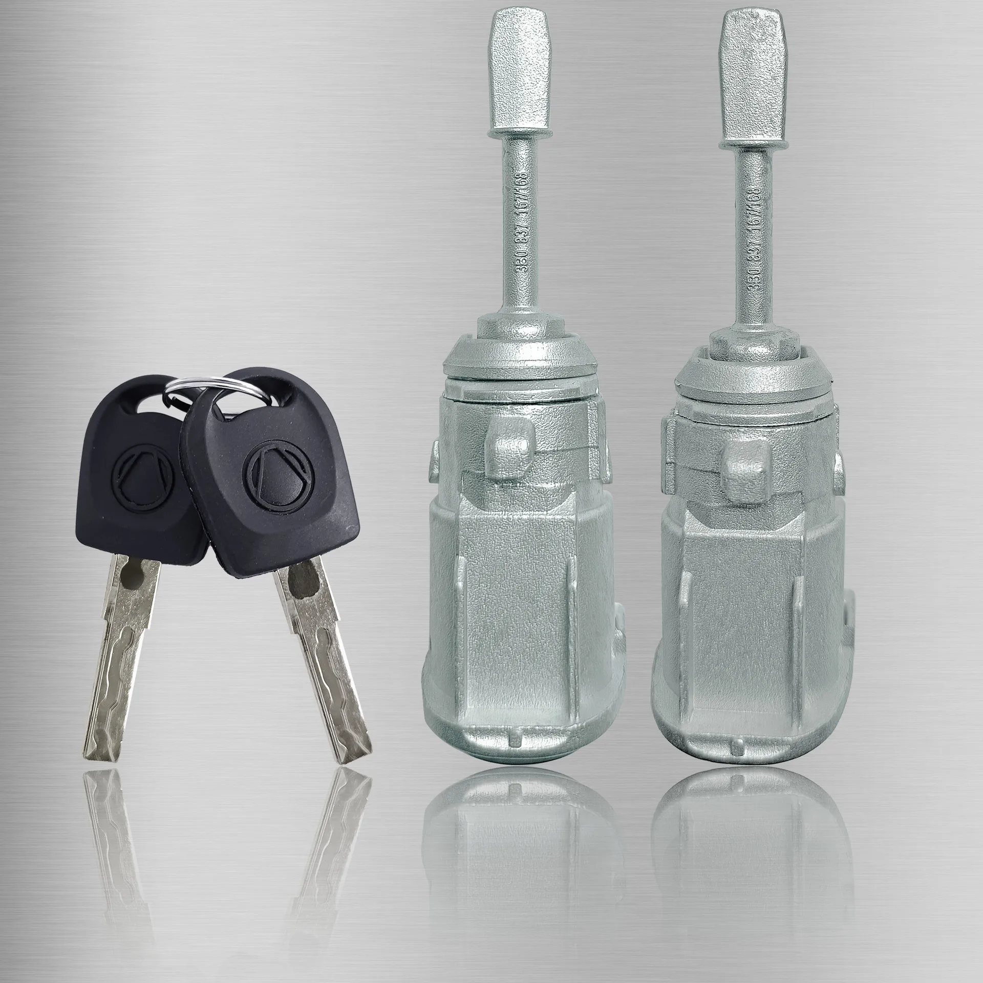

For Volkswagen Lavida Lingyu Left and Right Door Lock Cylinders 2 Keys Auto Parts OE: 3B0837167 168 Door Opening