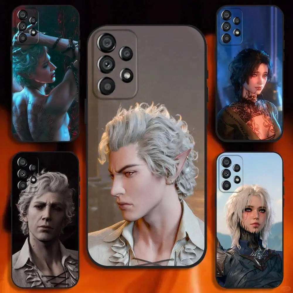 

Game B-Baldurs Gate 3 Phone Case For Samsung Galaxy A20,A21s,A22,A31,A32,A52,A53,A72,73,A80 Soft Black Cover