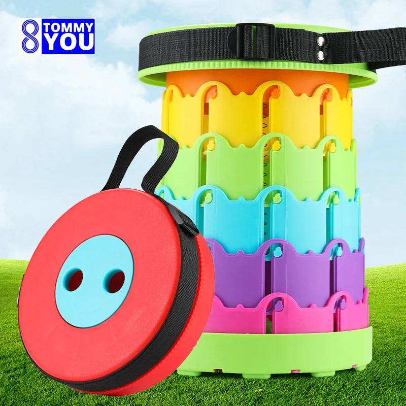 Children's Outdoor Retractable Portable Folding Stools Convenient Camping Lounge Line Up Foldable Plastic Fishing Beach Chairs