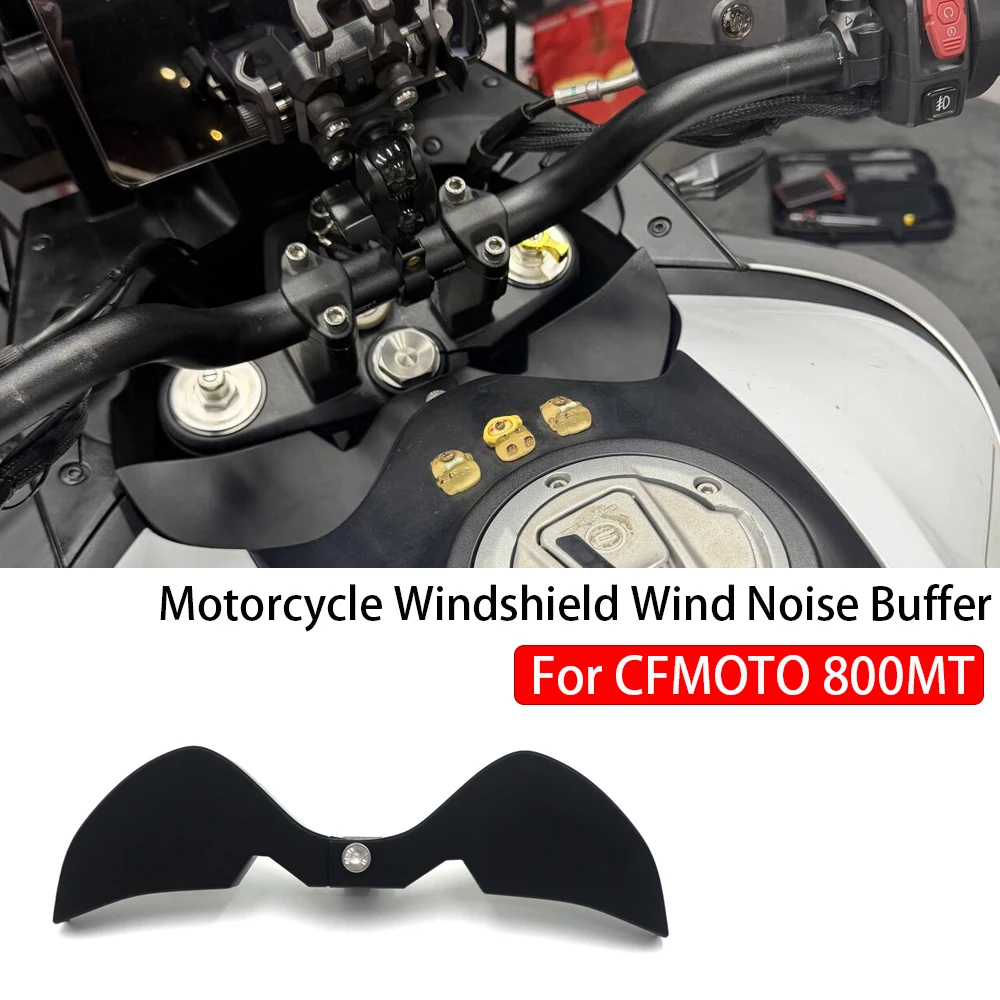 For CFMOTO 800MT 800 MT Motorcycle windshield wind noise buffer New 800mt 800 mt Reduce noise air deflector ABS Accessories