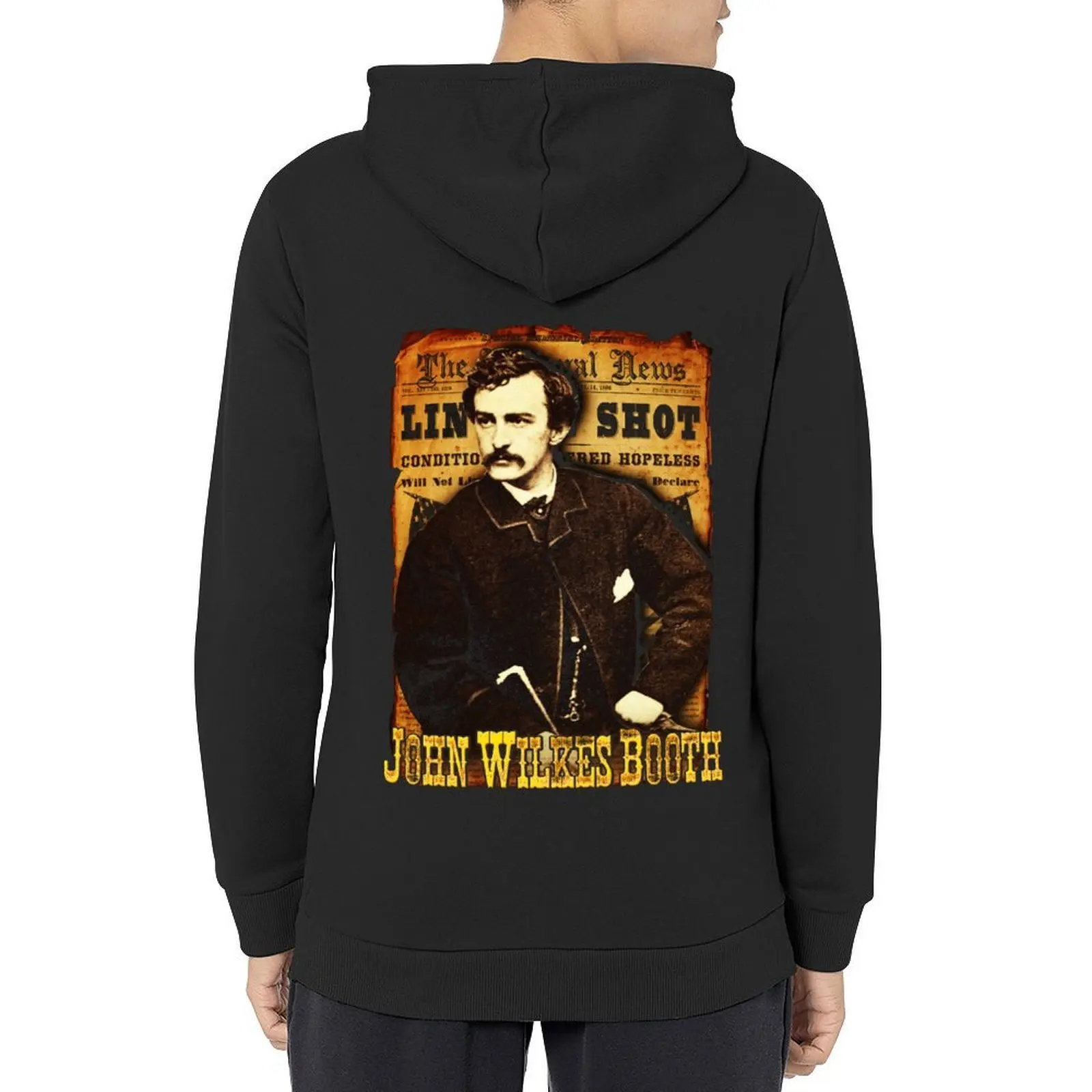 

John Wilkes Booth American Assassins Design Hoodie fashion men aesthetic clothing japanese style men clothing japanese hoodie