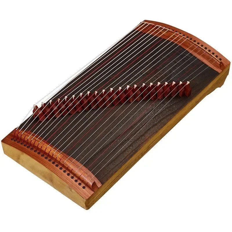 National Musical Instrument Portable Mini 21 Strings 68cm Small Guzheng Paulownia Solid Wood Plain Surface Beginner