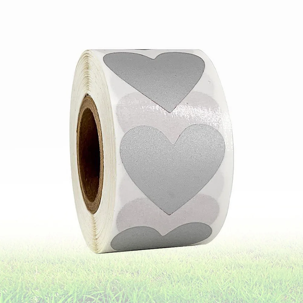 

300pcs Heart Shaped Scratch Off Stickers Rose Gold Diy Labels For Party Favors Birthdays Anniversaries Games Folder Label Decor