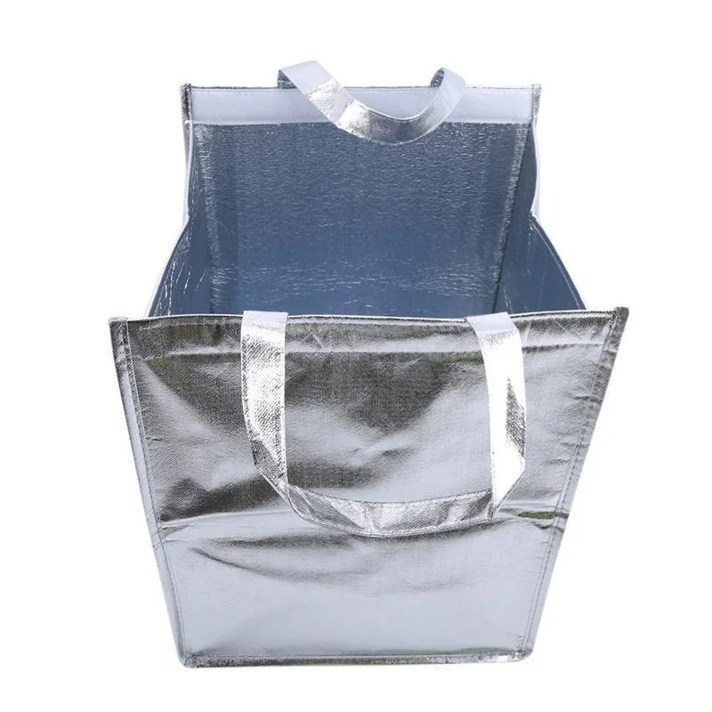 1PC Foldable Multifunction Cake Insulation Bag Waterproof Aluminum Foil Cooler Bag Thermal Box Home kitchen Delivery Bag