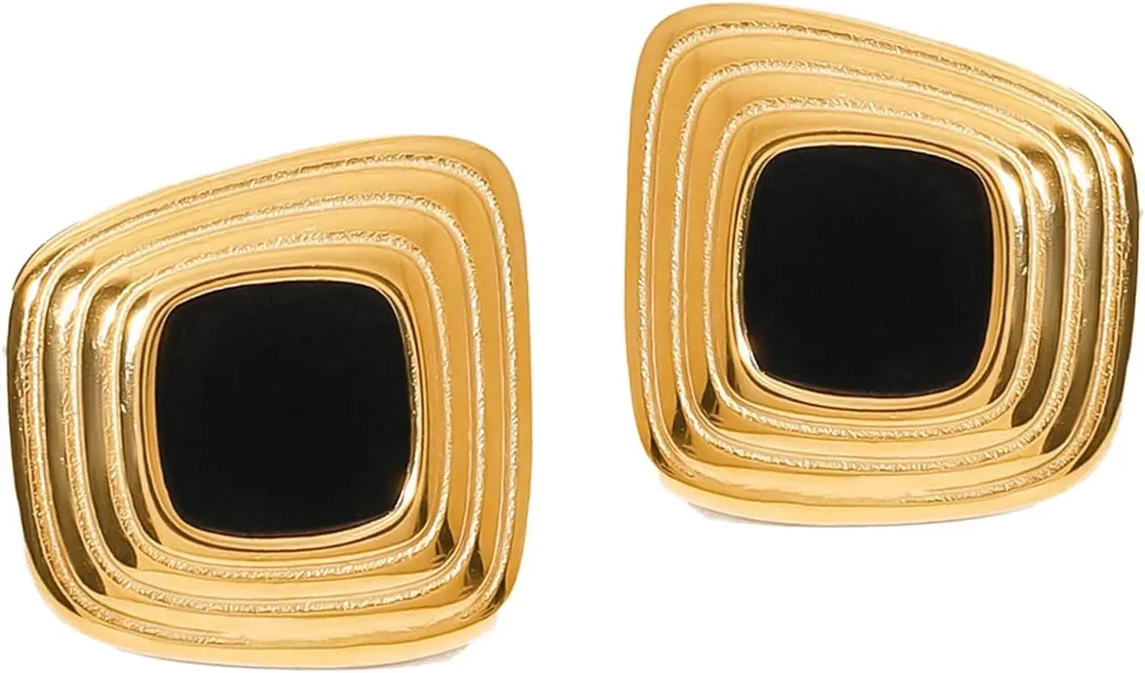 

Bold Chunky Gold Statement Earrings for Women