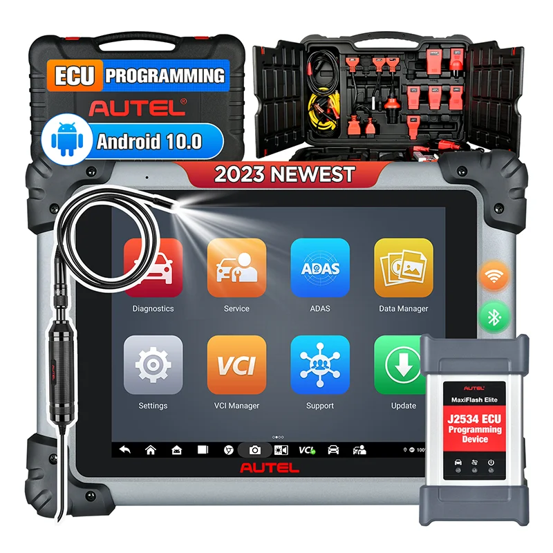 AUTEL MS908S Pro II auto diagnostic professional tool OBD2 detection clearing fault code intelligent analysis system ECU program