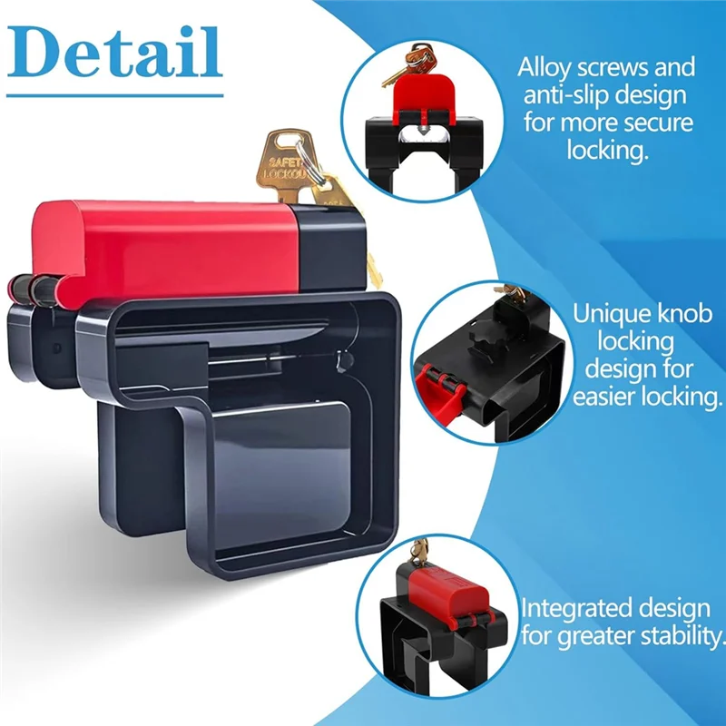 

【ABUP】Adjustable Industrial Ball Valve Lockout-OSHA-Compliant Safety Device Lock For 1/4''-2-1/2'' Valves