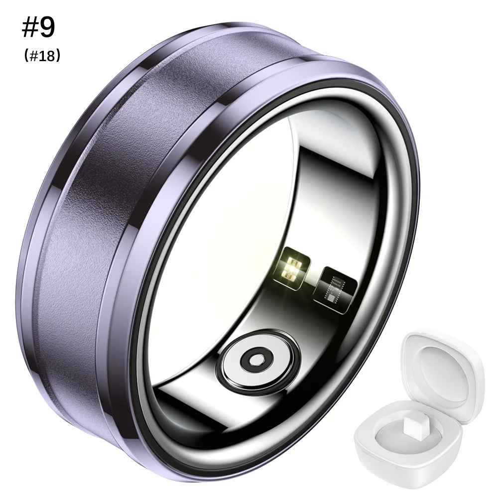 IP68 Waterproof Smart Ring, Fitness Tracker for Step Counting, Calorie, Mileage, Heart Rate & Sleep Data Recording Tool