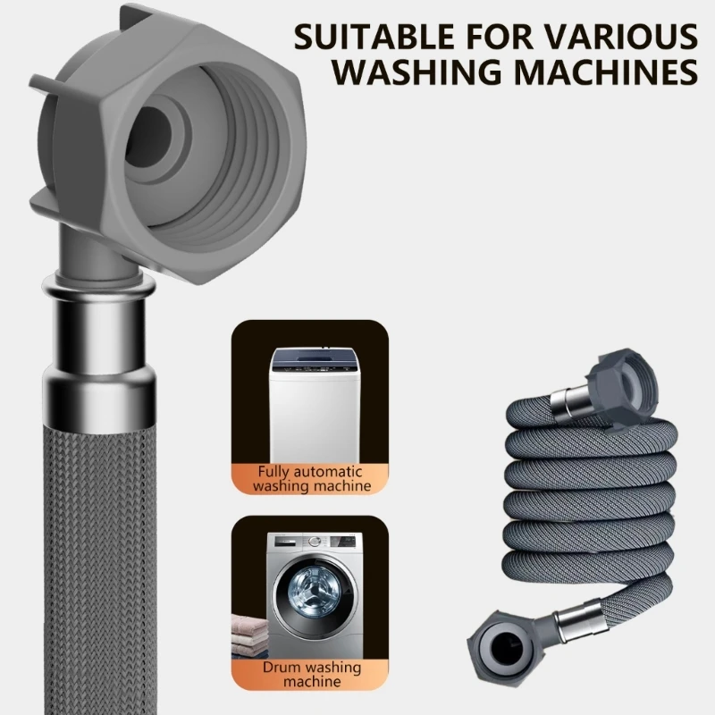 เครื่องซักผ้าอัตโนมัติ ท่อน้ำเข้า ป้อนน้ำ เติมท่อ ล้างท่อ