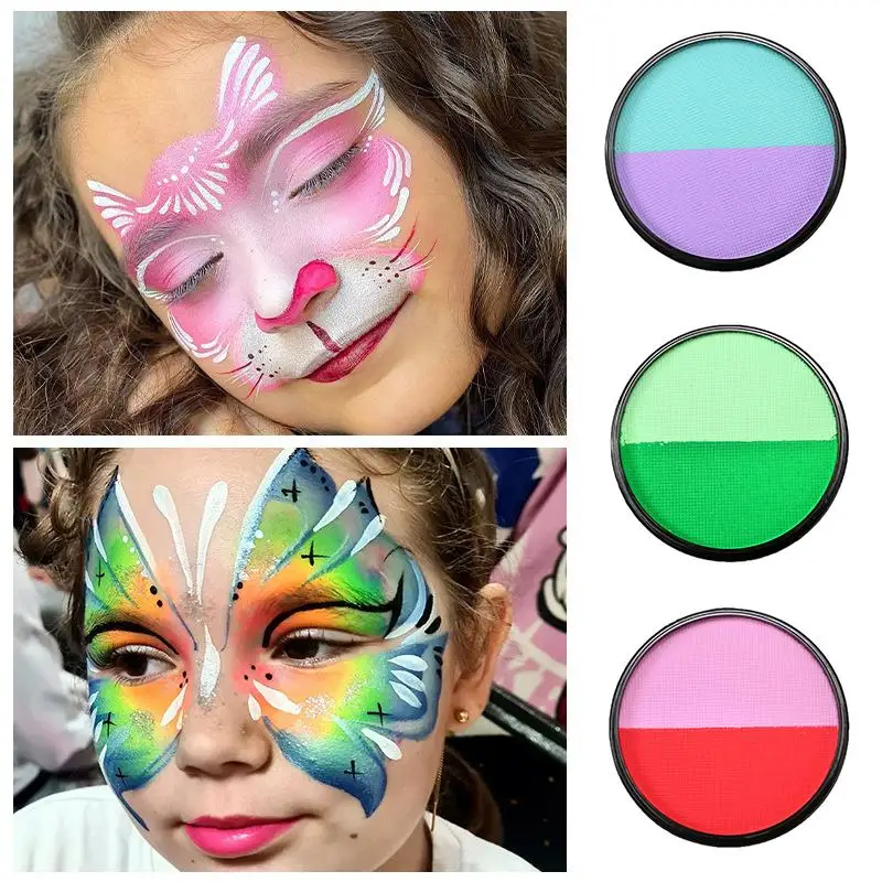 Professional Face Paint Kit Body Makeup Palette Rich Colors Easy to Apply for Festivals Theater Costume Parties Holidays