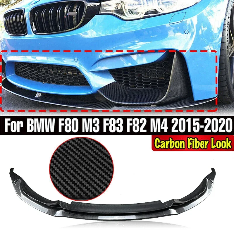 

Для BMW 3 4 серии F80 M3 F82 F83 M4 2015 2016 2017 2018 2019 2020 автомобильные аксессуары передний бампер губ разделители отделка подбородка спойлер