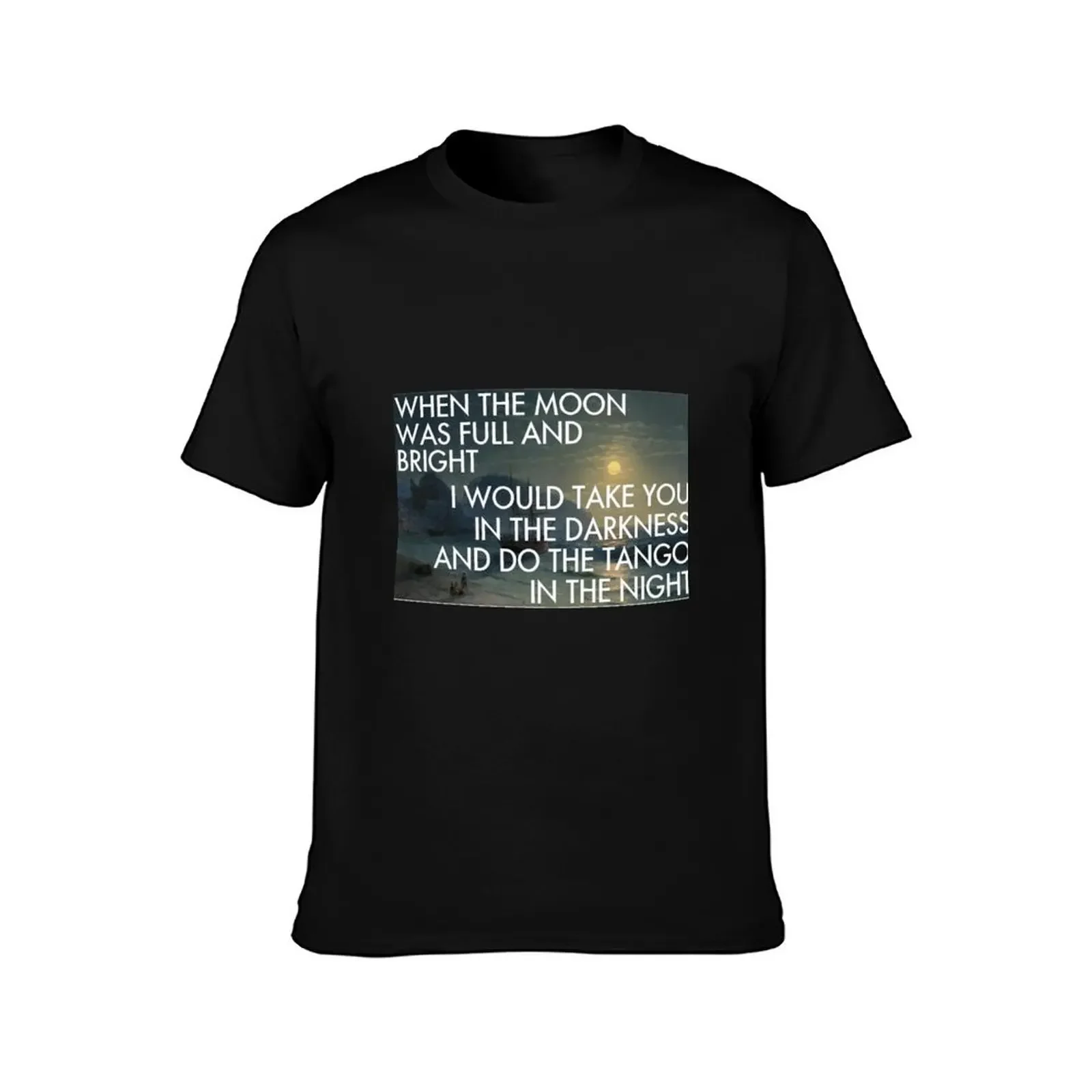 tango in the night T-Shirt plain new edition designer t shirt men