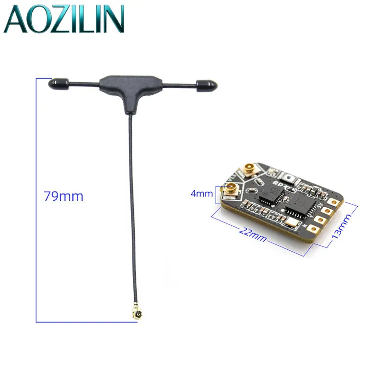 AOZILIN RP3 ELRS 3.0 RC Model Receiver Dual Antenna High Sensitivity Long Range Signal Accessory