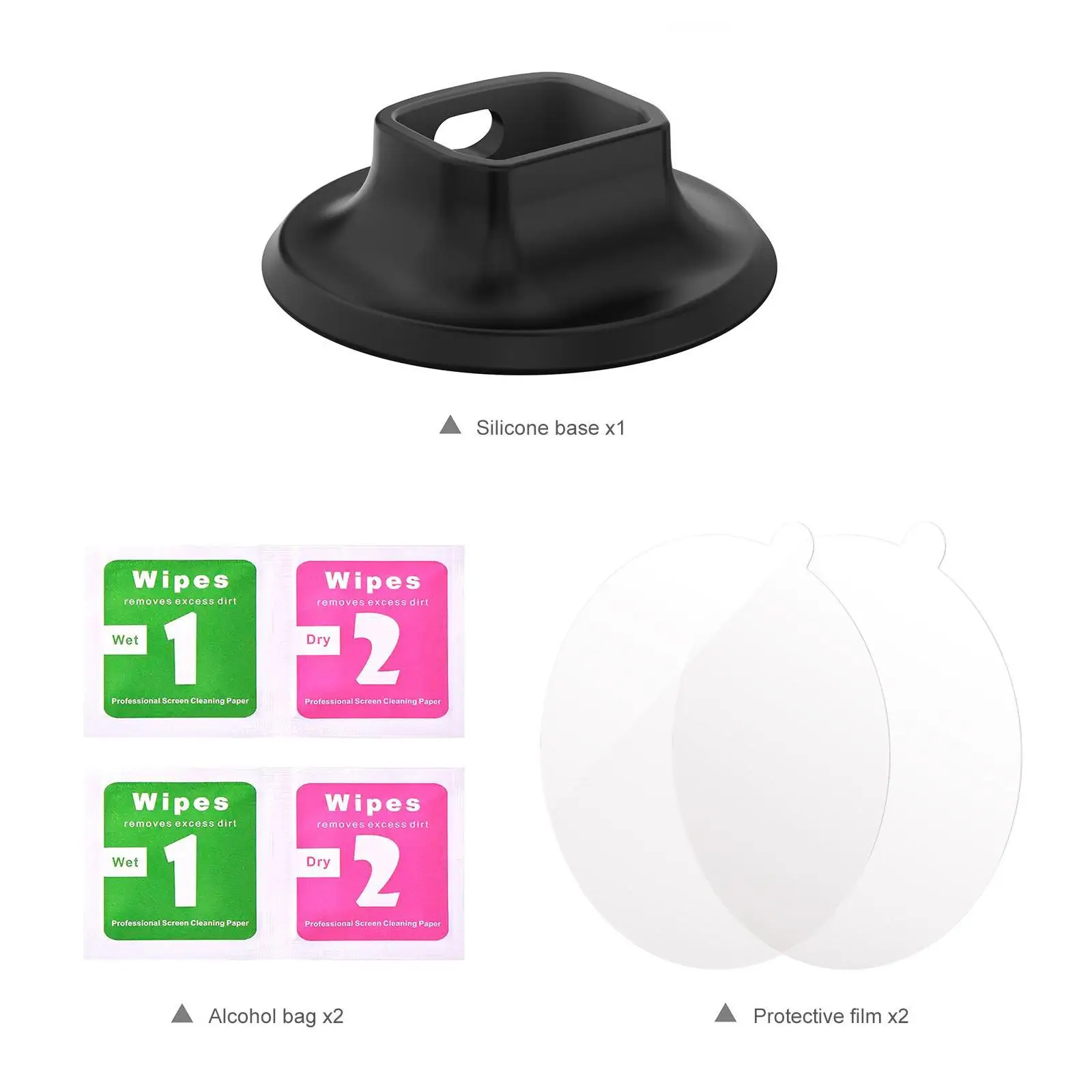 DJI Osmo Pocket 3 용 PULUZ 접착 유형 실리콘 도크 데스크 셀카 비디오 용 수직 스탠드 보호 홀더